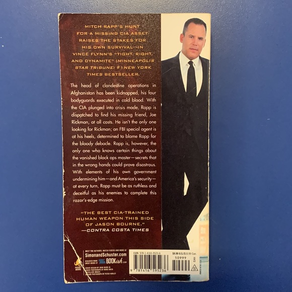 Vince Flynn, The Last Man paperback book used - Picture 2 of 3